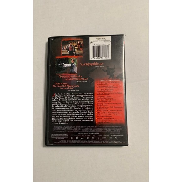 The Count Of Monte Cristo DVD. Widescreen. - Picture 2 of 4